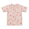 Taupe UV t-shirt met krabben - Crab and lobster